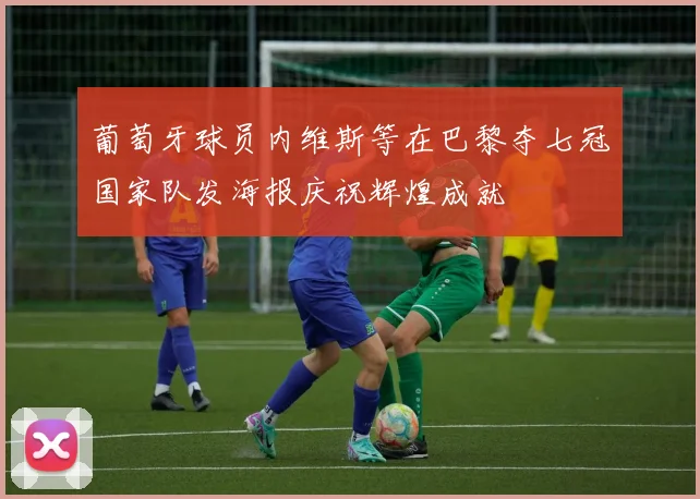 葡萄牙球员内维斯等在巴黎夺七冠国家队发海报庆祝辉煌成就